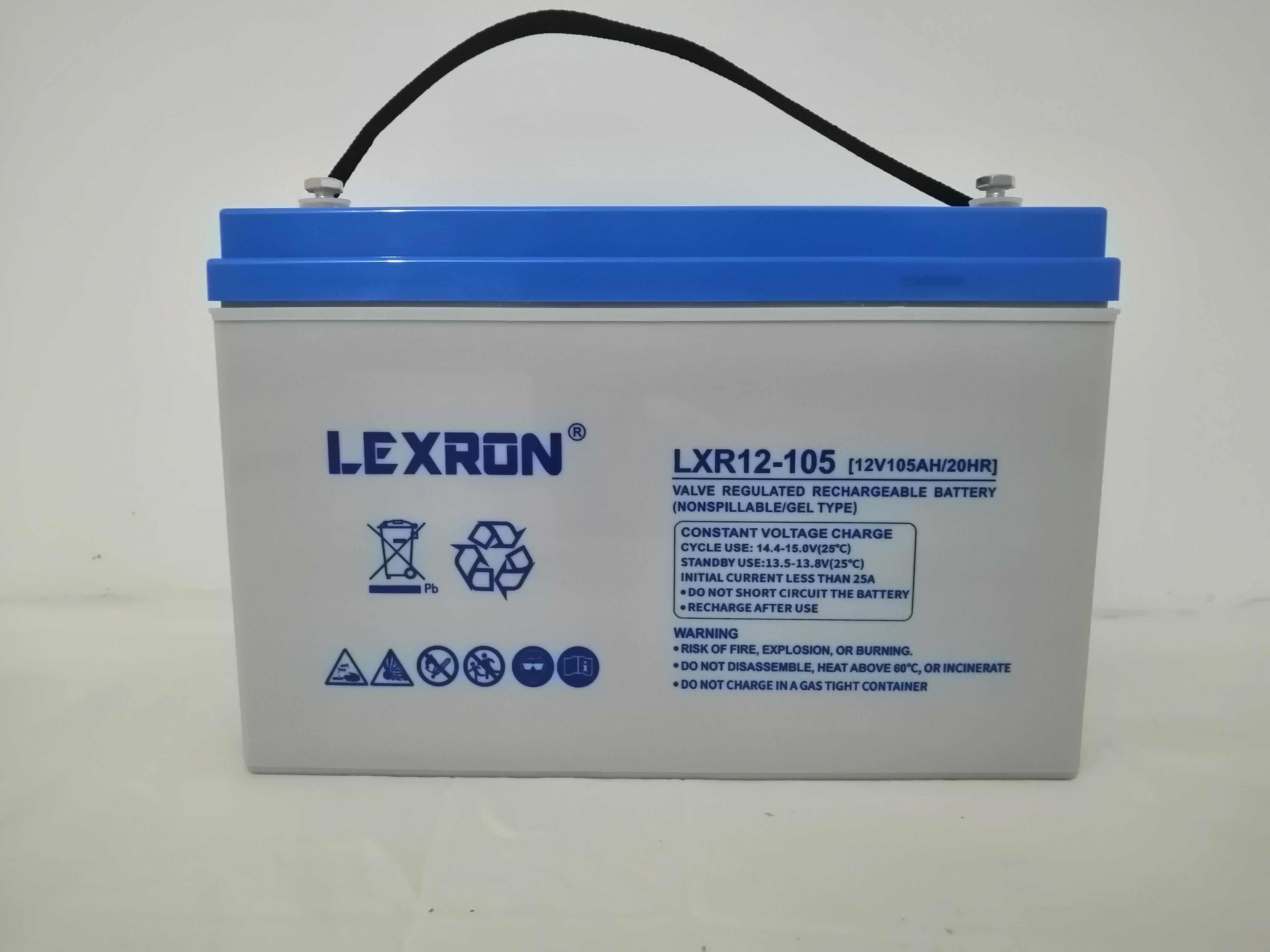 Акумулятор LEXRON 105 AH 12 V гелевый (10512) - фото 5