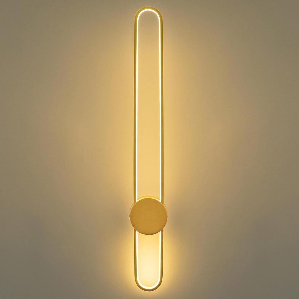 Светильник настенный светодиодный Light House SY-19088/900 PLG 900х90х60 мм 38W Золотой