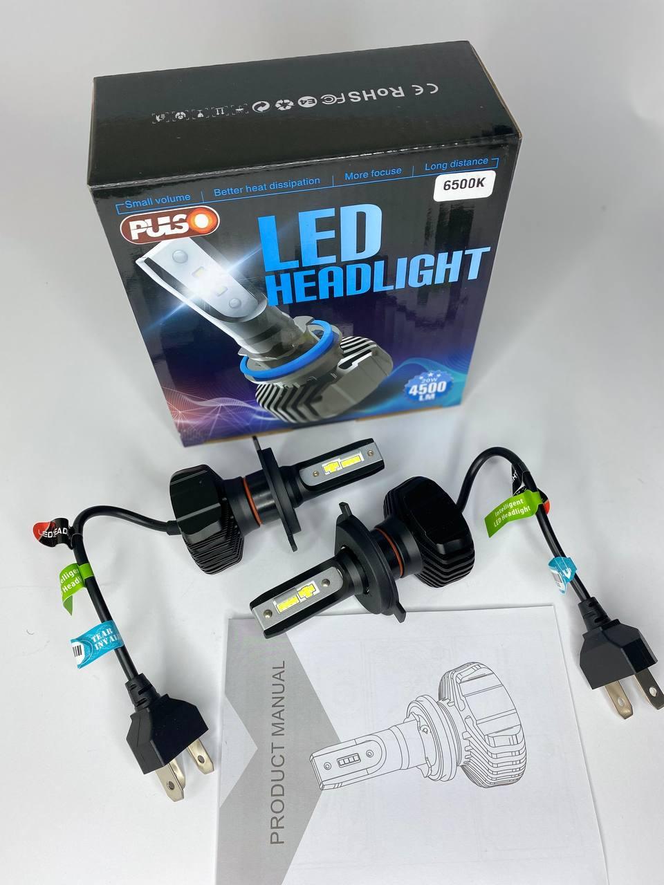 Лампы светодиодные PULSO LED S1 Plus H4 9-32 V 6500 K