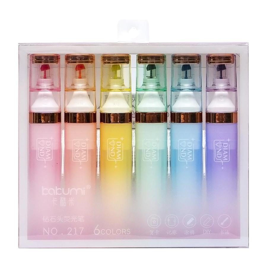 Набір фломастерів Diamond 217-6 6 кольорів (RLT33314) Набір фломастерів Diamond 217-6 6 кольорів (RLT33314)