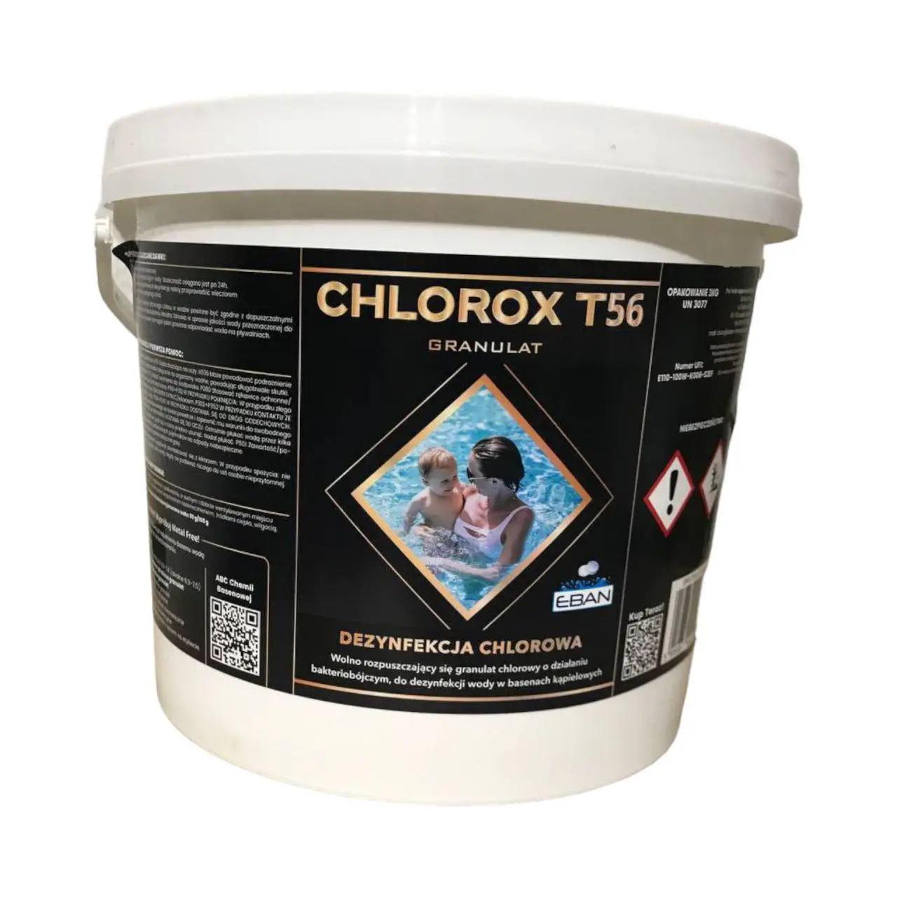 Гранули хлору для басейну Chlorox T56 3 кг (20248777)