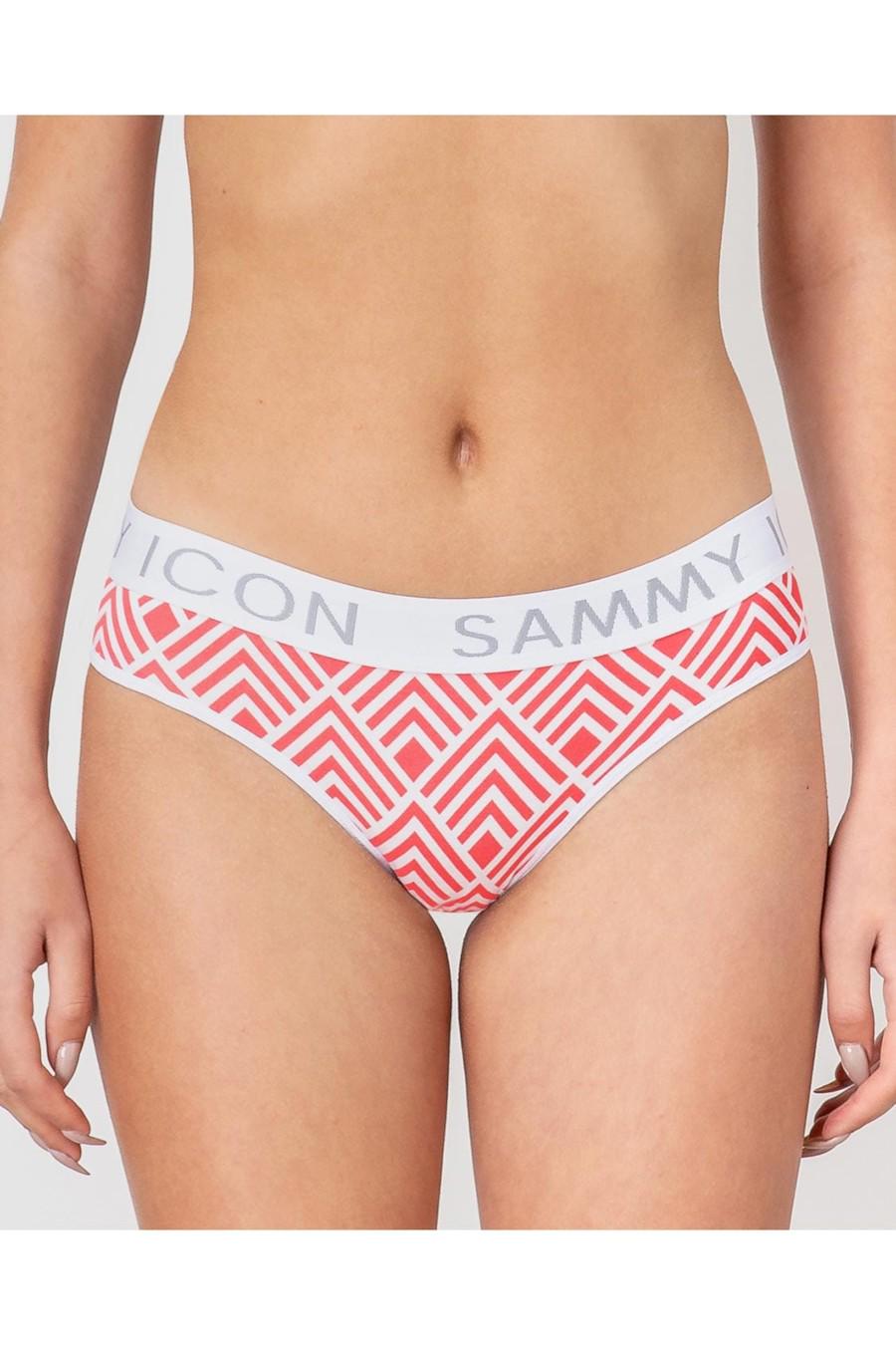 Трусики слип Sammy Icon р. 1/XS Белый/Коралловый (62150)