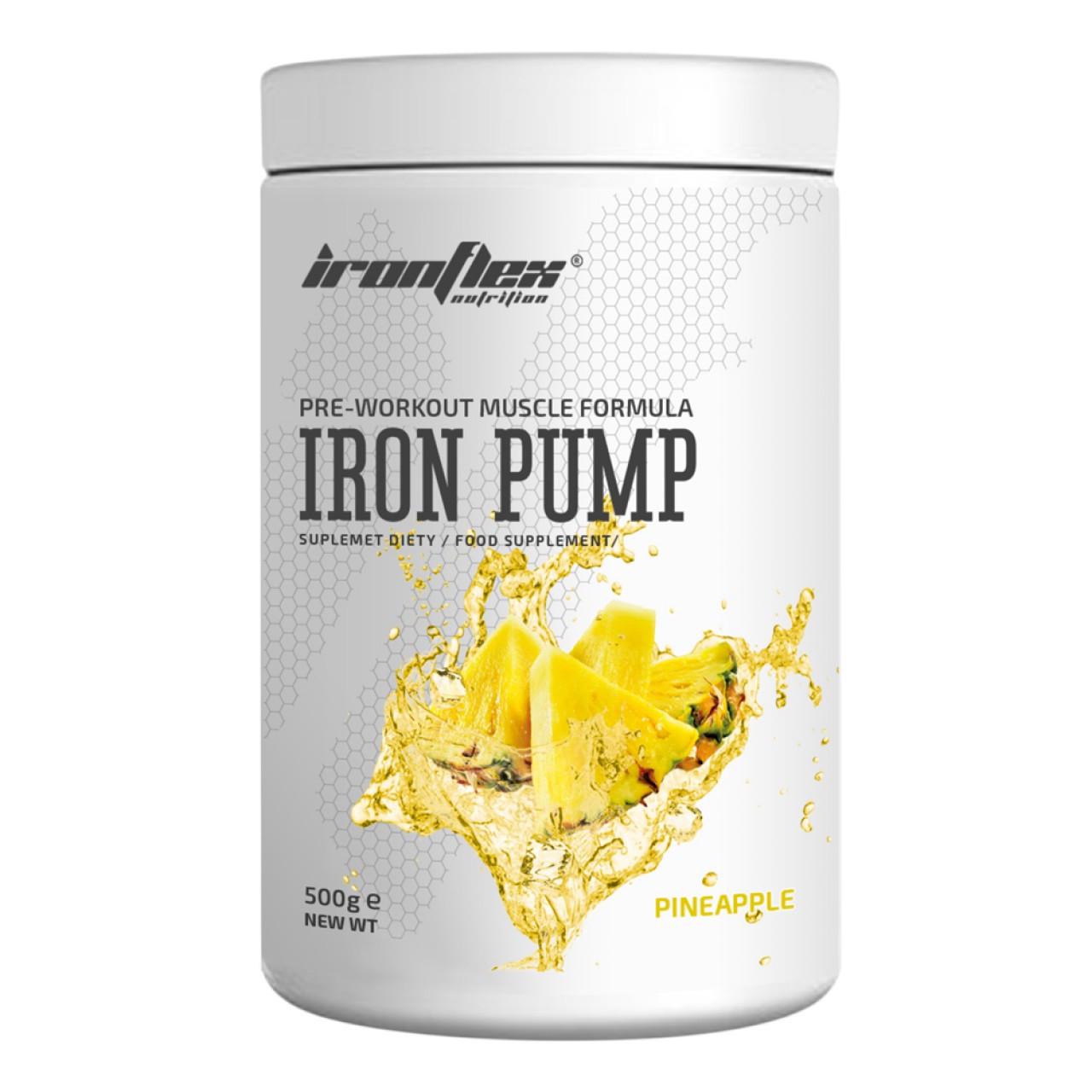 Предтренировочный комплекс IronFlex Iron Pump Pineapple 500 g