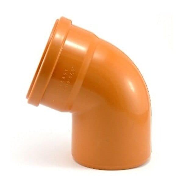 Колено наружной канализации Magnaplast KGB 160 мм 67° (22130)