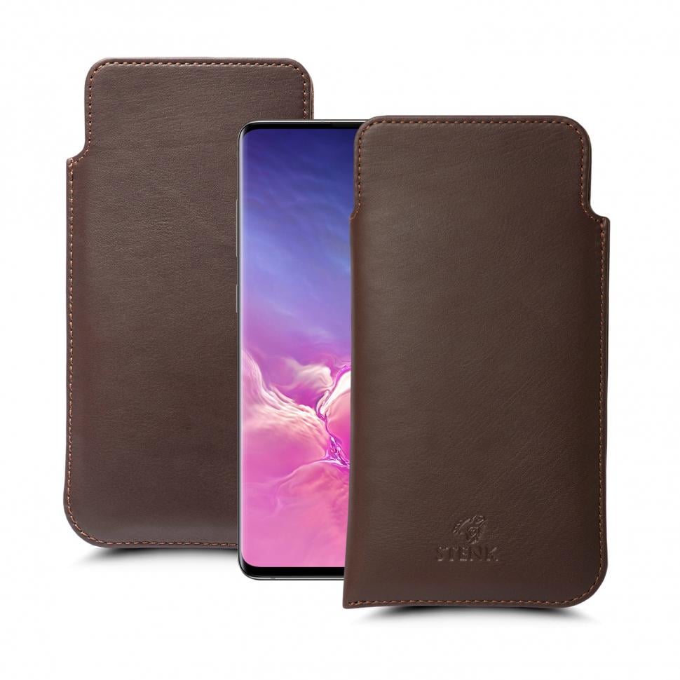 Футляр Stenk Elegance для Samsung Galaxy S10 Plus Коричневый (63395) Футляр Stenk Elegance для Samsung Galaxy S10 Plus Коричневый (63395)
