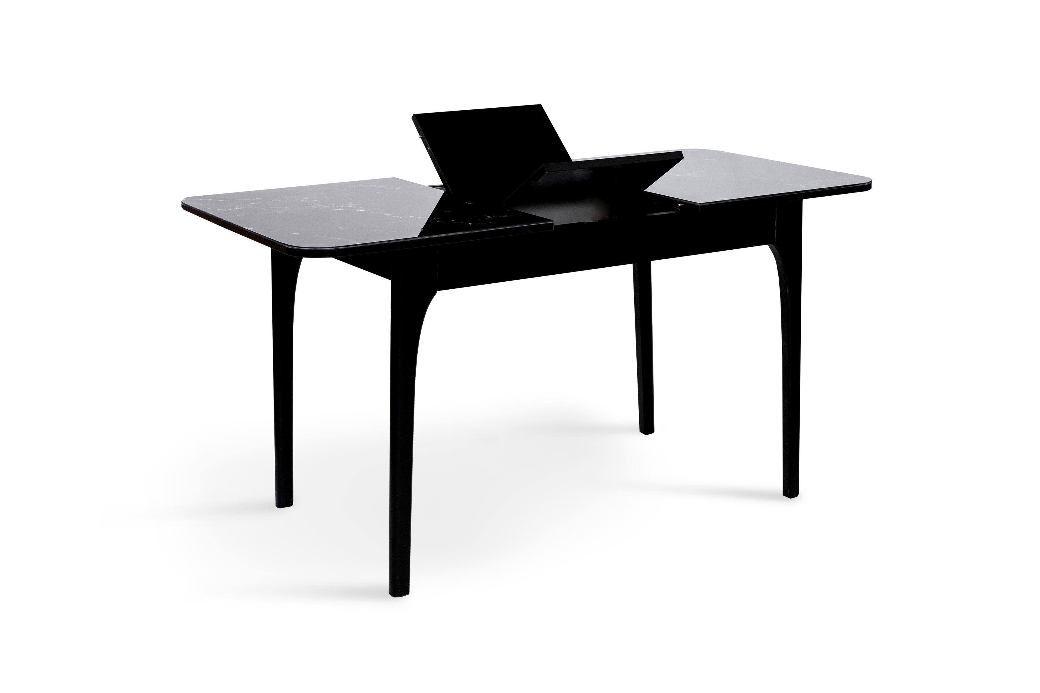 Стол-трансформер кухонный раскладной FIESTA Черный/Черный мрамор (FSTMB-11357) - фото 5 Стол-трансформер кухонный раскладной FIESTA Черный/Черный мрамор (FSTMB-11357) - фото 5