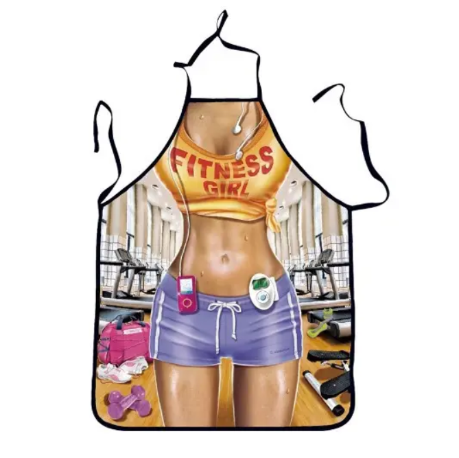 Фартук с приколом на кухню 75х60 см Разноцветный (50038) - фото 3 Фартук с приколом на кухню 75х60 см Разноцветный (50038) - фото 3