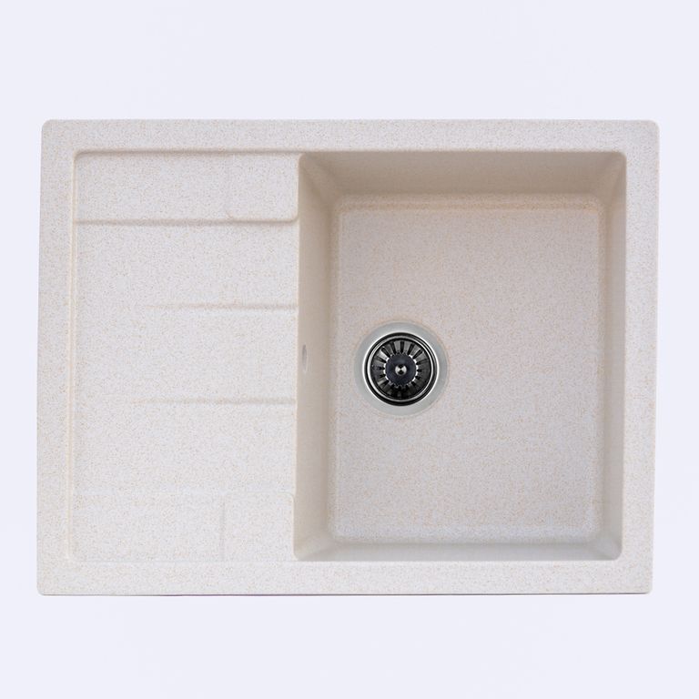 Мойка кухонная Platinum Lotos 6550S Песок (353272)