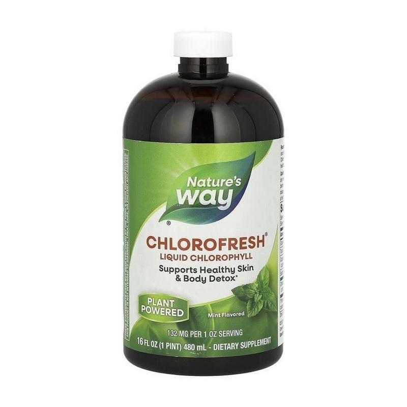 Хлорофіл рідкий Nature's Way Chlorofresh Liquid Chlorophyll 480 мл М'ята