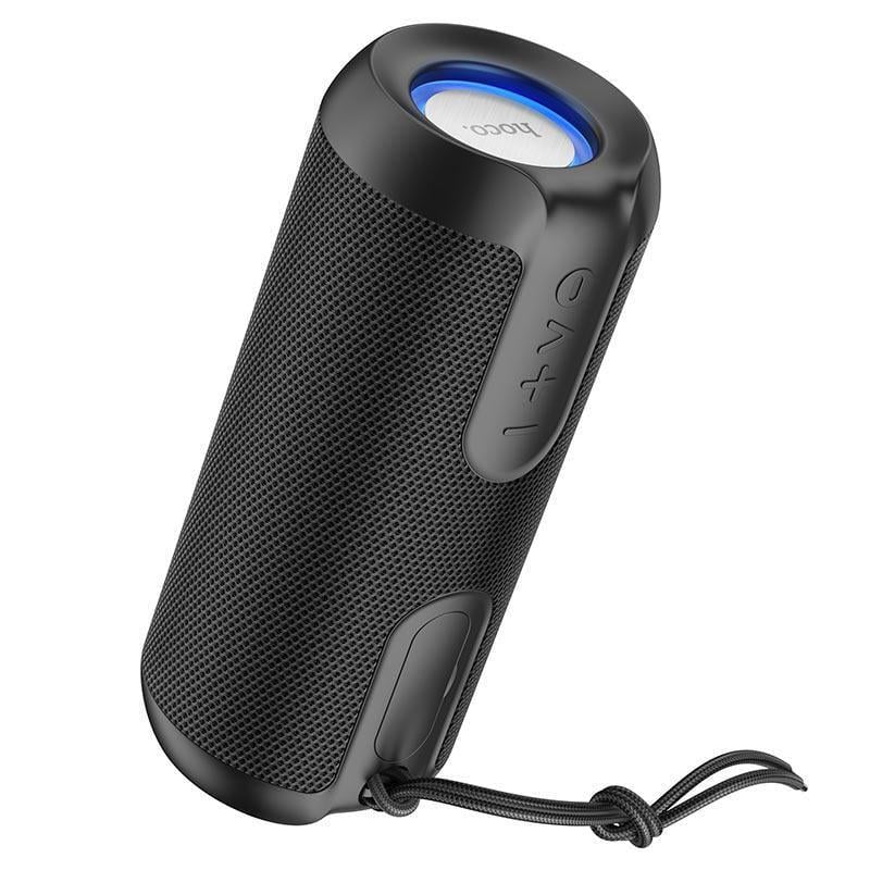 Портативная колонка с подсветкой Hoco Three Defenses TWS Sound Quality BS48 IPX5 Bluetooth/AUX/USB/TF/FM (859585)