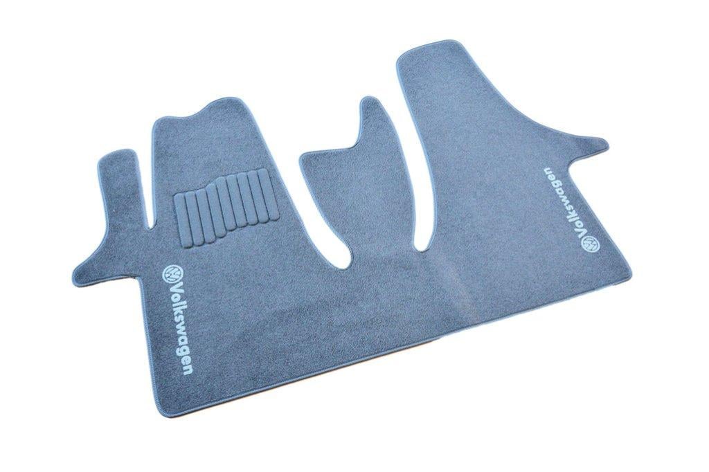 Килимок автомобільний ворсовий AVTO-Gumm для Volkswagen T5 2004- 1+2 1 шт. Сірий (1398313043)