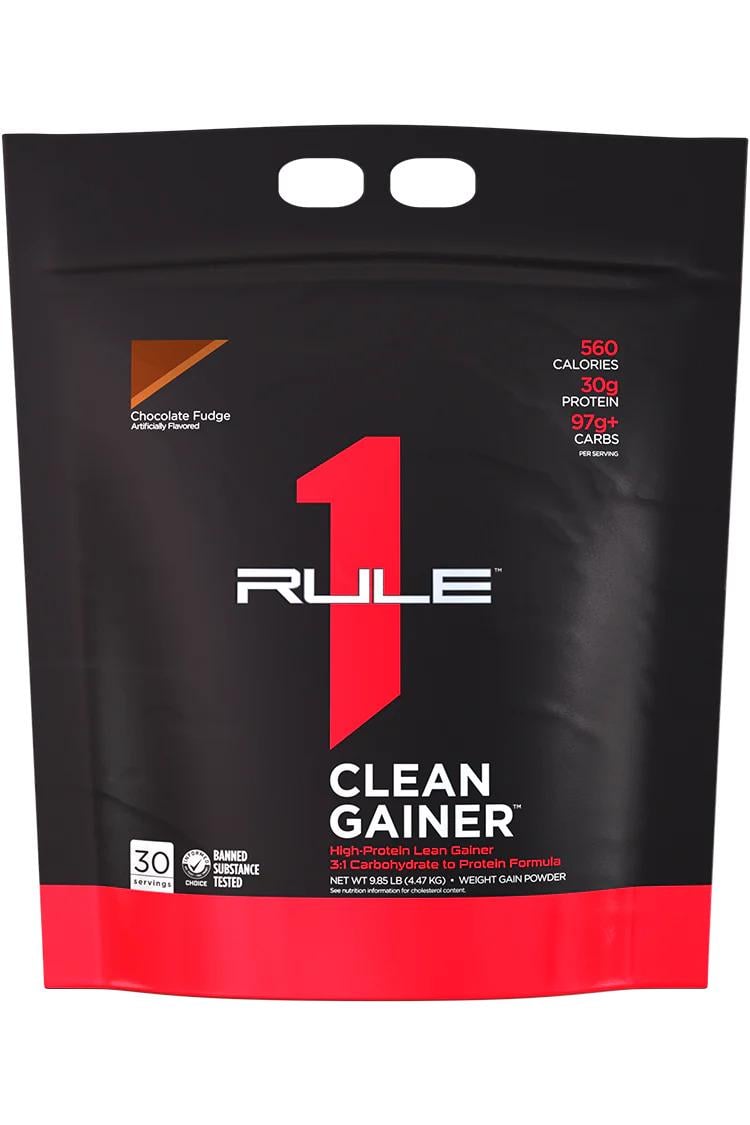 Гейнер Rule One Clean Gainer Chocolate Fudge 4,47 кг