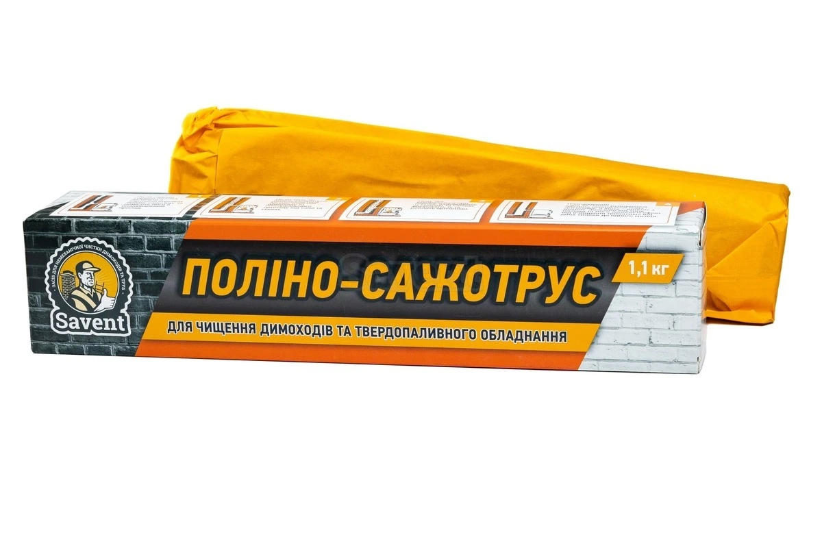 Засіб для хімічного чищення димоходів Поліно-Сажотрус
