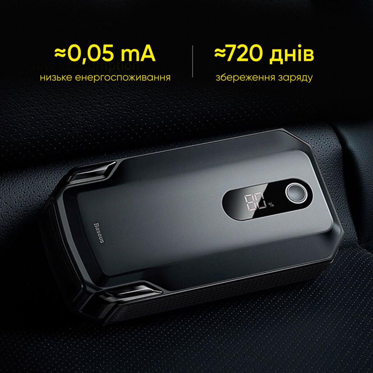 Пристрій пуско-зарядний BASEUS Super Energy Max Car Jump Starter 20000 mAh (CGNL020001-1) - фото 9 Пристрій пуско-зарядний BASEUS Super Energy Max Car Jump Starter 20000 mAh (CGNL020001-1) - фото 9