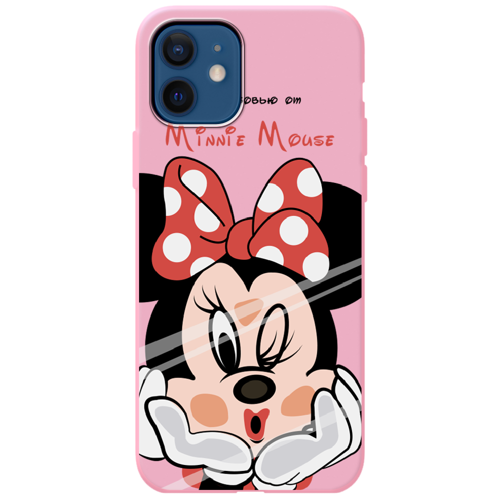 Чохол Boxface iPhone 12 Lady M Рожевий силікон (41161-cc59-43059) - фото 1