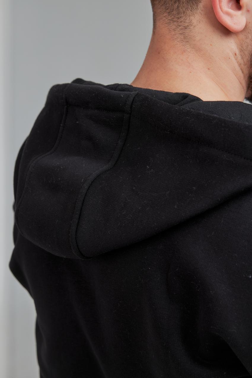 Кофта чоловіча М0168.4 XXL Чорний (632-1-64) - фото 4 Кофта чоловіча М0168.4 XXL Чорний (632-1-64) - фото 4