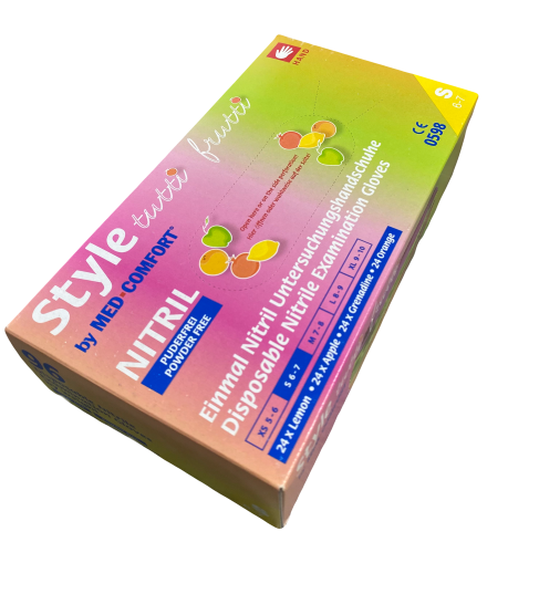 Перчатки AMPri Tutti-Frutti нитриловые S 96 шт. (6-040502) - фото 1