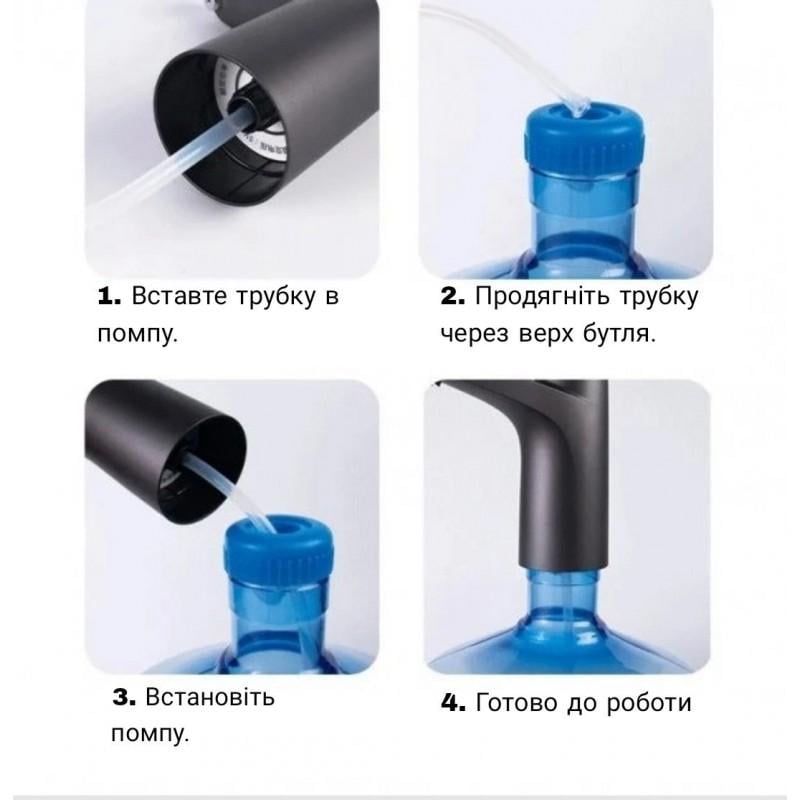 Помпа для воды аккумуляторная 1200 мА/ч Черный - фото 9 Помпа для воды аккумуляторная 1200 мА/ч Черный - фото 9