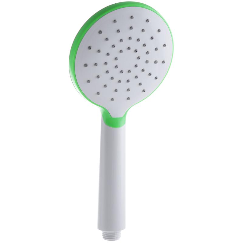 Душова лійка Zerix SH-35 Green ZX2887 однорежимна 110 мм Зелений (80909)