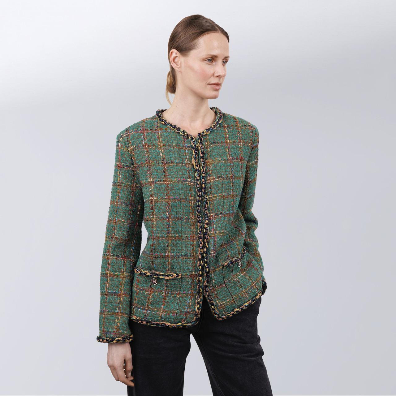 Жакет жіночий Chanel S Зелений (2797308423) - фото 2 Жакет жіночий Chanel S Зелений (2797308423) - фото 2