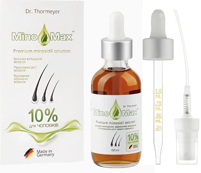 Лосьон для роста волос и бороды MinoMax от выпадения для мужчин 10% 60 мл Dr. Thormeyeк (2679135347)
