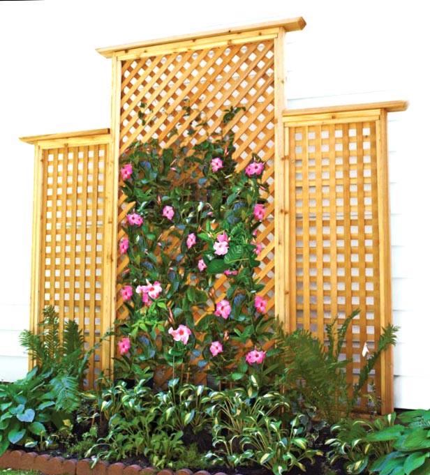 Шпалера садовая из дерева Бертуа Ваниль (ШПЛ-000702)