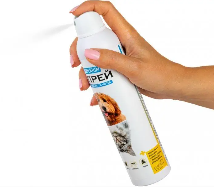 Засіб від бліх і кліщів SUPERIUM для собак та котів 300 мл (00000007256) - фото 2 Засіб від бліх і кліщів SUPERIUM для собак та котів 300 мл (00000007256) - фото 2