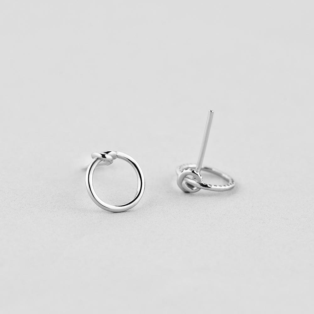 Серебряные серьги Minimal Тяжесть (5447)