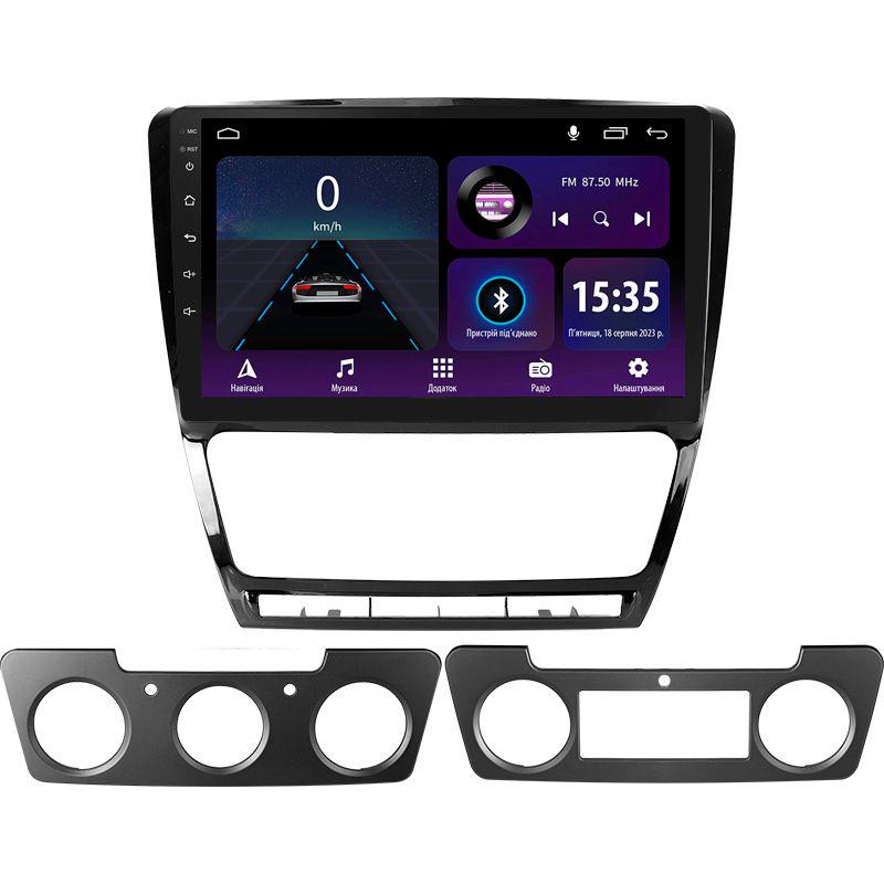 Штатная магнитола Sigma E10232 2/32 GB для Skoda Octavia 2 A5 2008-2013 г. 10" Black (AR-82990)