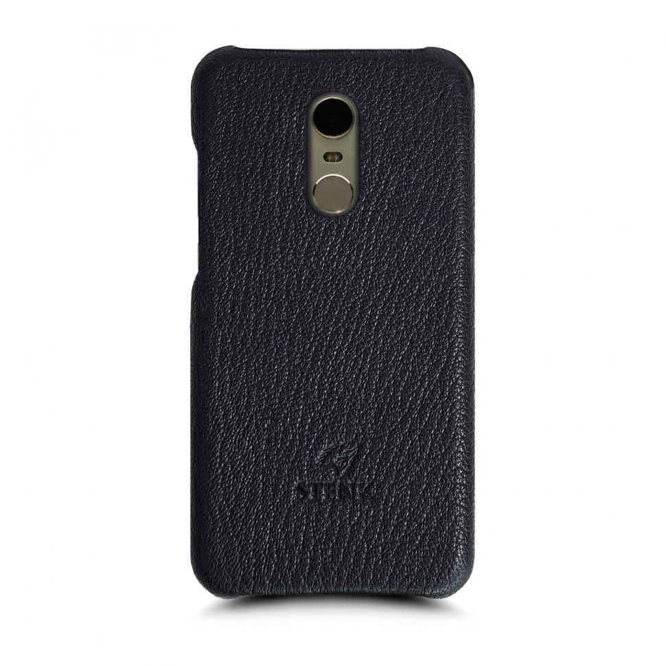Кожаная накладка Stenk Cover для Xiaomi Redmi 5 Plus Черный (69487)