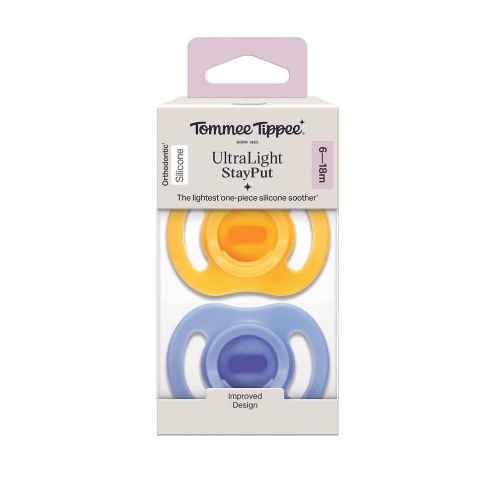 Пустушка Tommee Tippee Ultra-Light StayPut 6-18 міс. 2 шт. (TT0528)