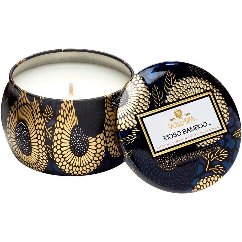 Свеча ароматическая Voluspa Japonica Moso Bamboo 113 г металлическая шкатулка (111000723)