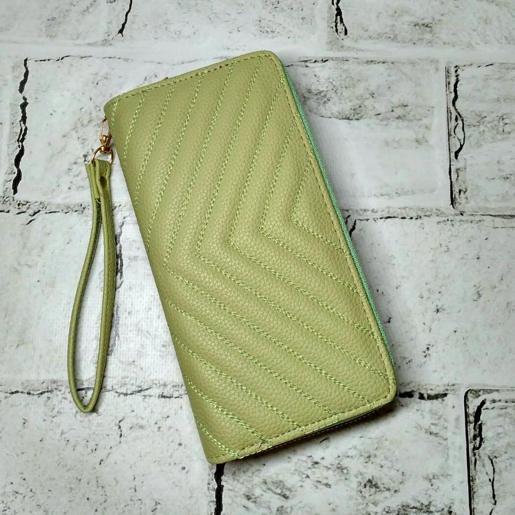 Кошелек женский с ремешком Фисташка (317-36-5)