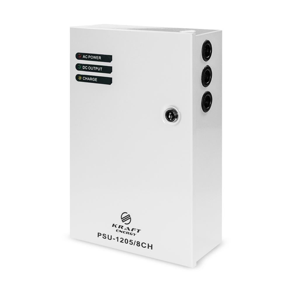 Источник бесперебойного питания Kraft PSU-1205/8CH (41-00031)