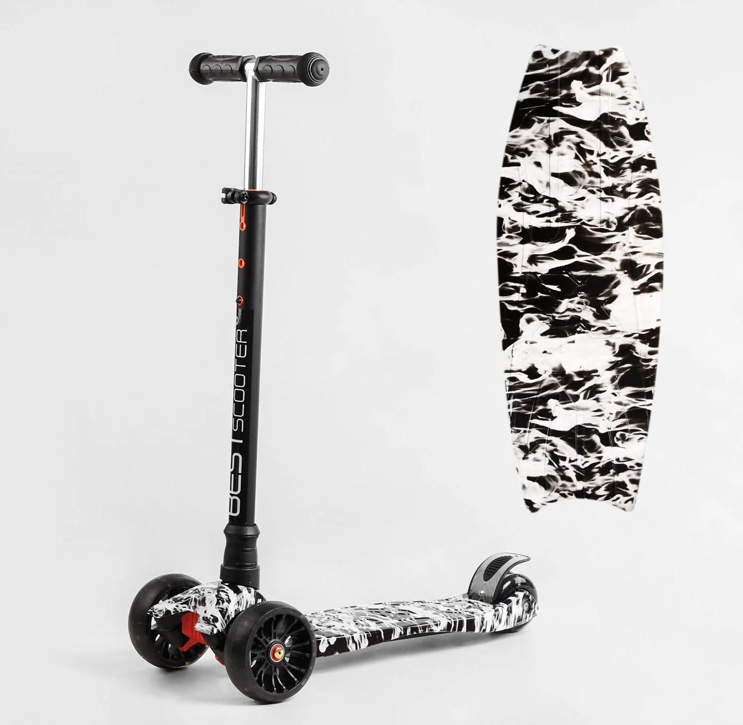 ᐉ Самокат дитячий Best Scooter MAXI S-10533 колеса PU з підсвічуванням ...