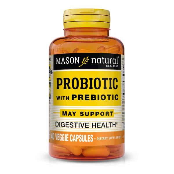 Пробиотик Mason Natural Probiotic с пребиотиком 40 вегетерианских капс. (000021151)