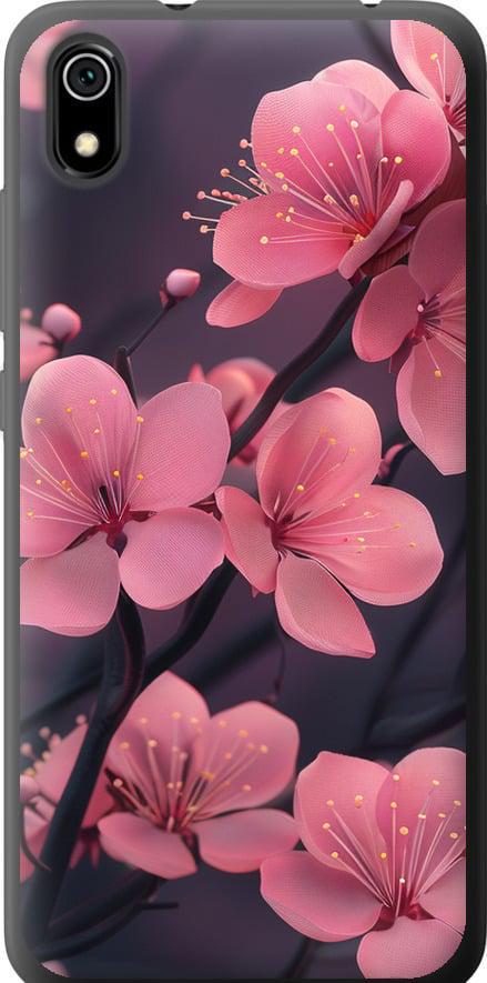 Чохол на Xiaomi Redmi 7A Пурпурова сакура (6075u-1716-42517)