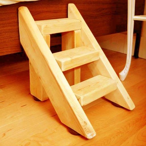 Лестница для собак из дерева Марондера Ваниль (ТУС-000602) Лестница для собак из дерева Марондера Ваниль (ТУС-000602)