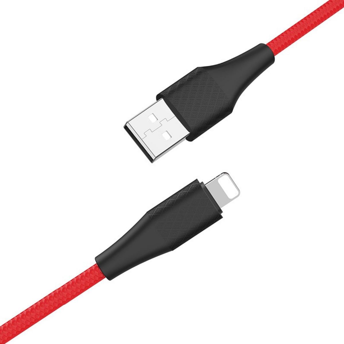 Кабель Hoco X32 Excellent charging data cable for Lightning Red