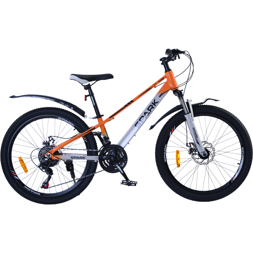 Велосипед Spark AERO колеса 24" алюминиевая рама 11" Оранжевый с серым (000239179) Велосипед Spark AERO колеса 24" алюминиевая рама 11" Оранжевый с серым (000239179)