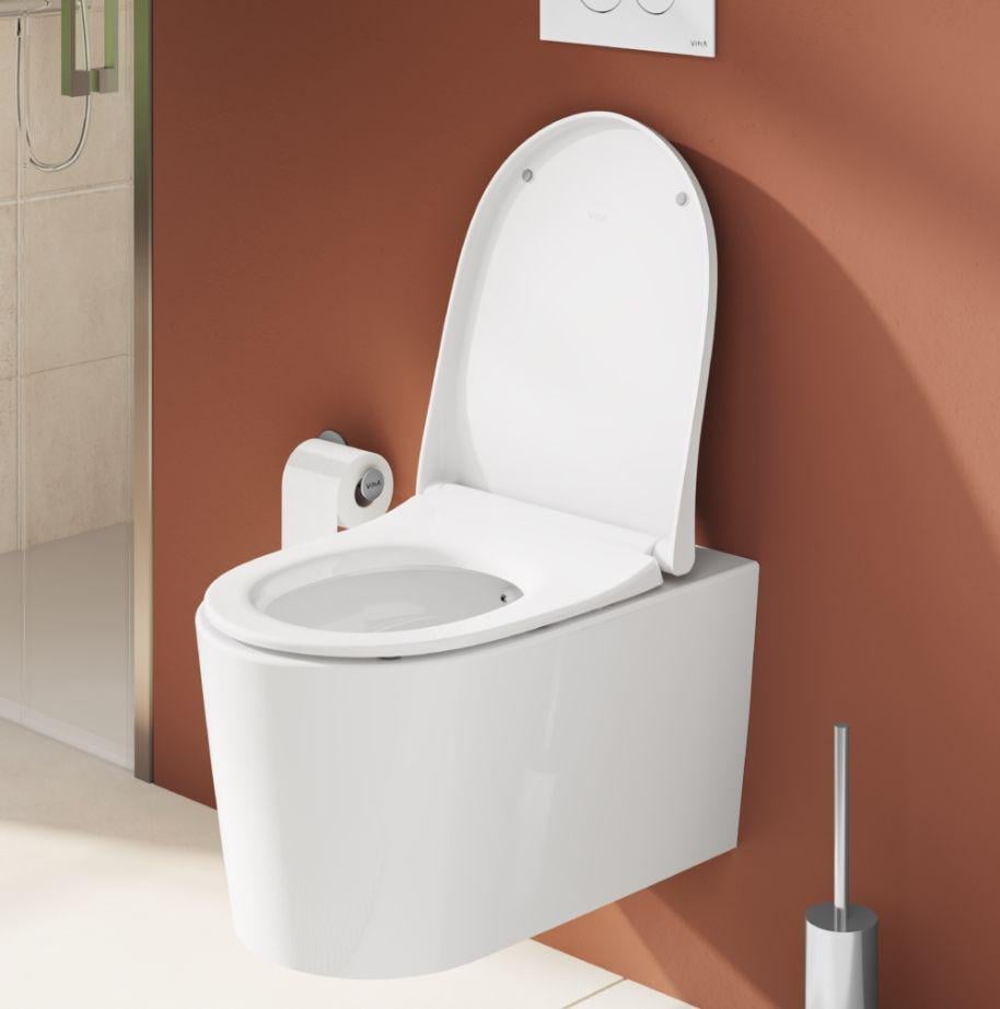 Унитаз подвесной VitrA Nest QuaFlush с сиденьем Soft Close (88-7870B403-7205) - фото 8