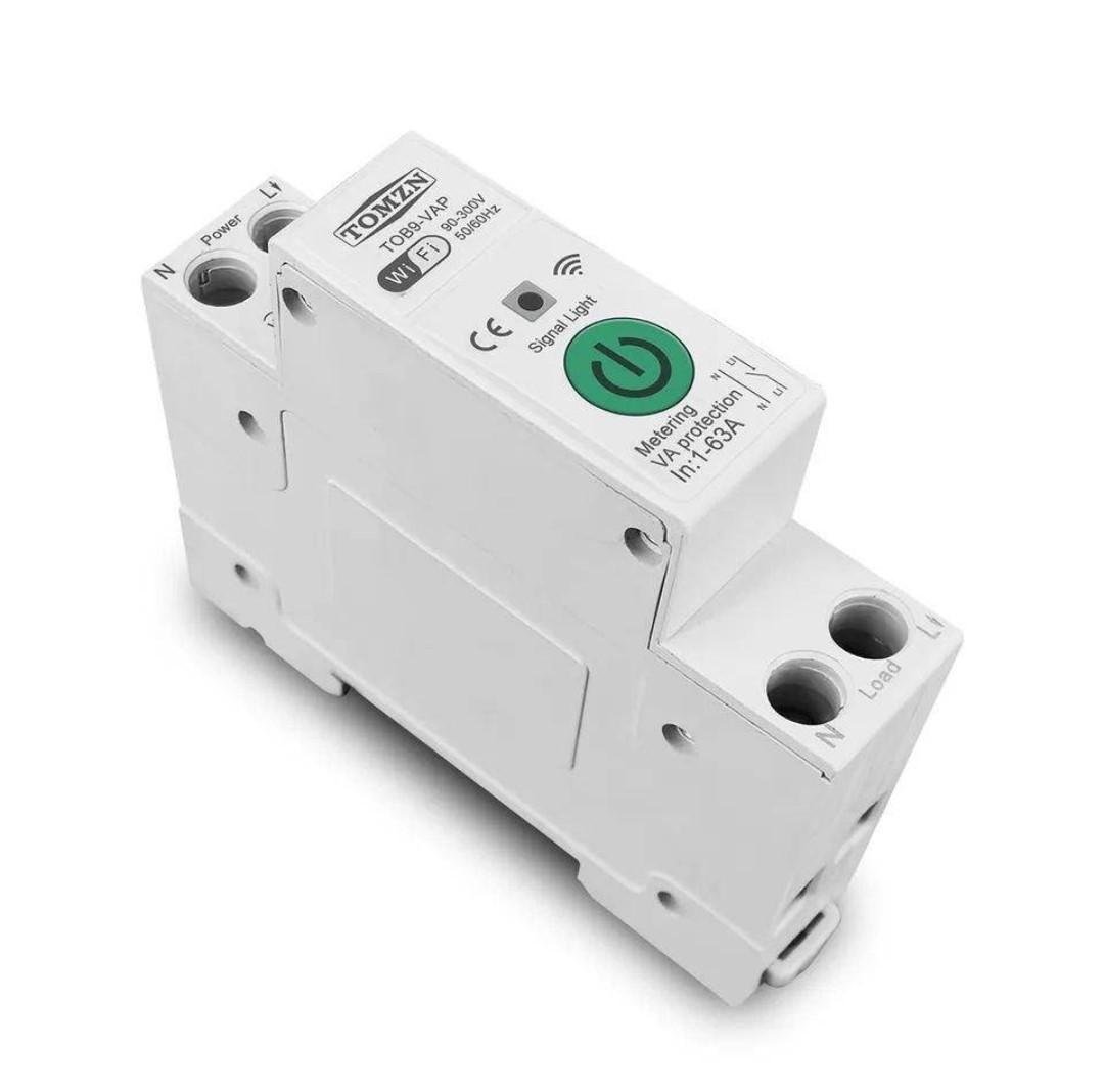 Вимикач автоматичний TOMZN Wi-Fi TOB9-VAP 1А-63А з моніторингом напруги та сили струму на DIN рейку - фото 8 Вимикач автоматичний TOMZN Wi-Fi TOB9-VAP 1А-63А з моніторингом напруги та сили струму на DIN рейку - фото 8