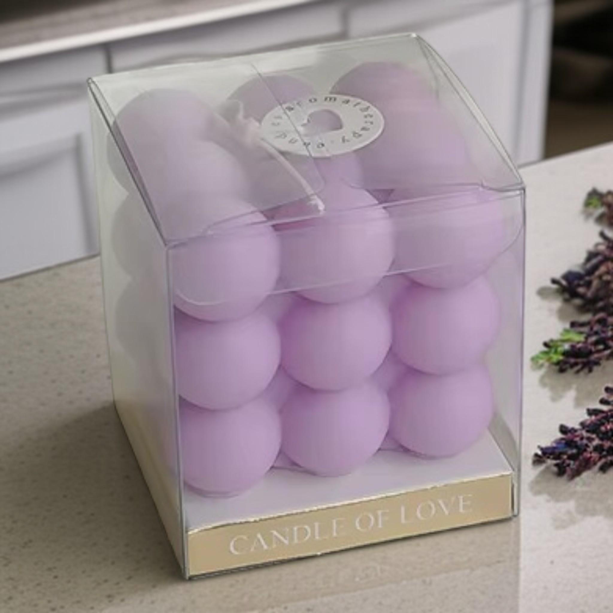 Свеча Du Song пузырьково-кубическая Синий/Фиолетовый/Лавандовый (00021) - фото 2