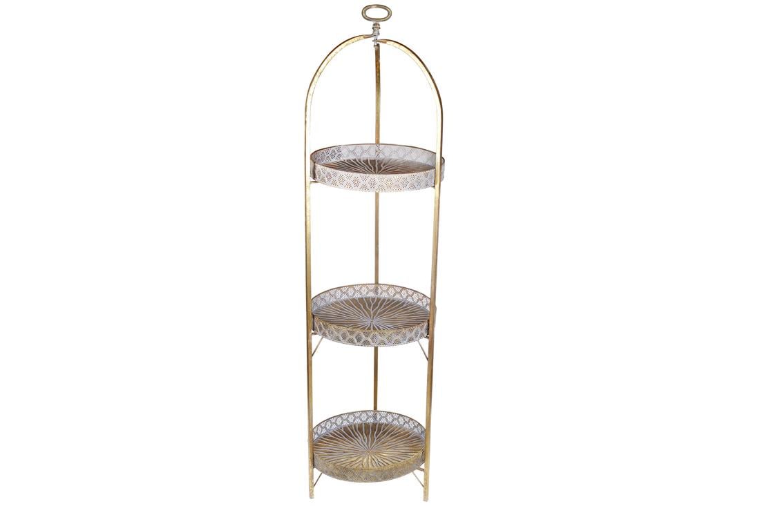 Этажерка BonaDi металлическая напольная 146,5 см (589-150)