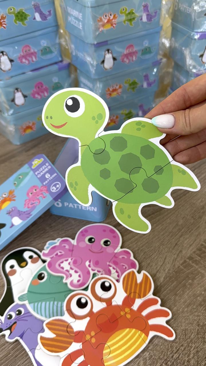 Пазли Морські мешканці 6 візерунків (21) - фото 5 Пазли Морські мешканці 6 візерунків (21) - фото 5