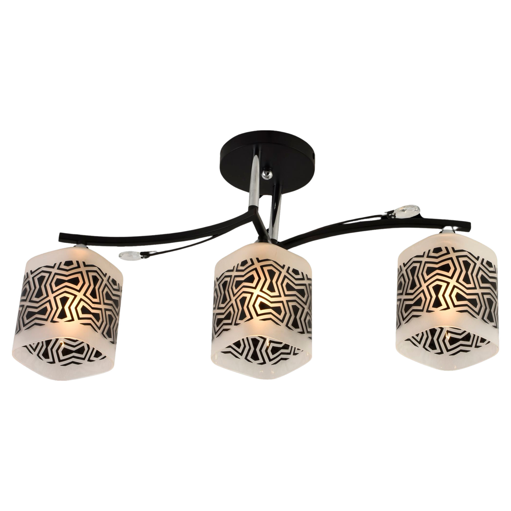 Люстра потолочная Valeso V XA1442B/3 BK+CR