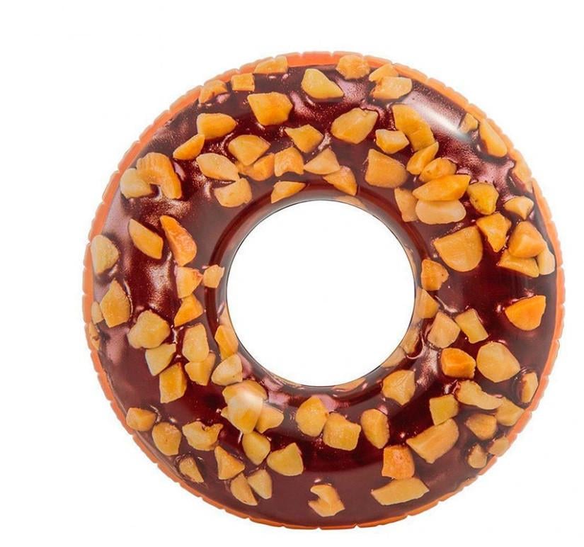 Надувной круг Intex 56262 "Шоколадный пончик" 114 см (SUN4710)