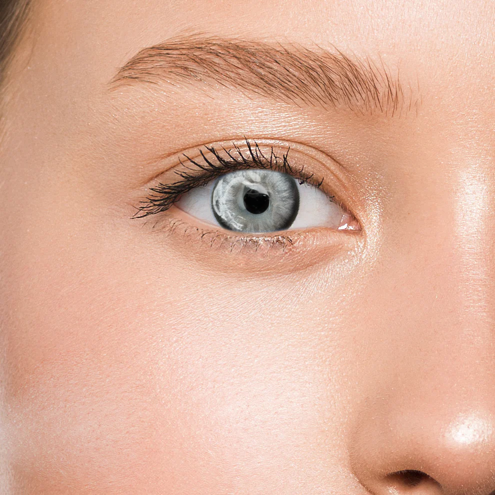 Контактные линзы серые Elite Lens Серые Кукольные -5,00 14,5 мм 2 шт. Серый (25906793)