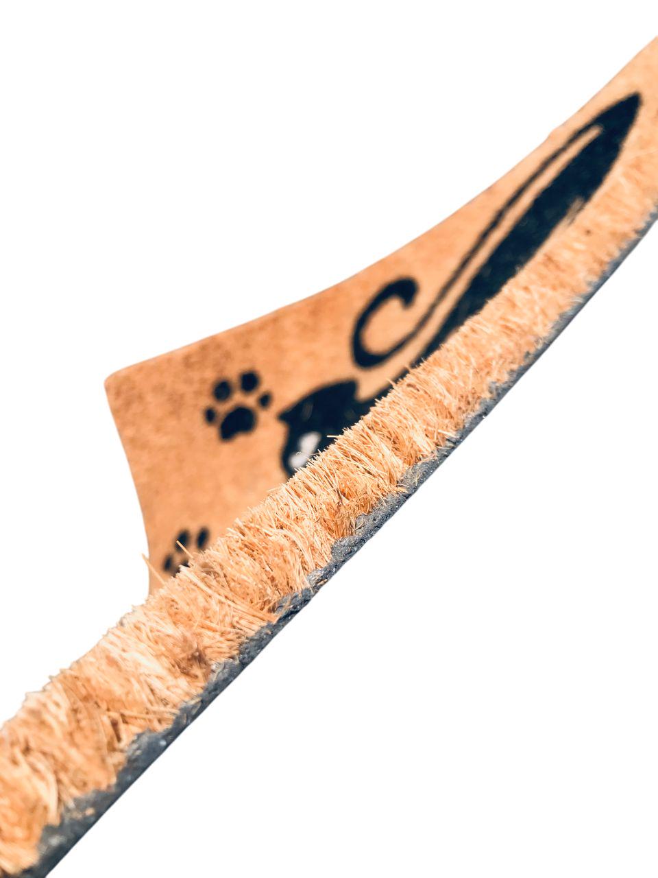 Килимок гумовий придверний Кокос Коти 40х60 см - фото 6