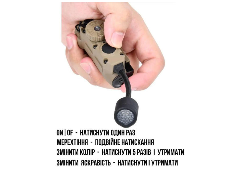 Фонарь универсальный на шлем Sidewinder MPLS 5 LED IFF-маячок - фото 9 Фонарь универсальный на шлем Sidewinder MPLS 5 LED IFF-маячок - фото 9